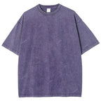 Unisex Turtle Printed Washed Tee