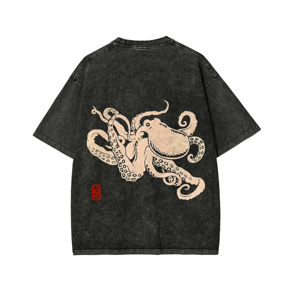 Octopus Washed T-shirt