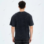 Unisex Vintage Dog Fox Printed Washed Tee