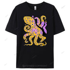 Octopus Cotton Casual T-Shirt