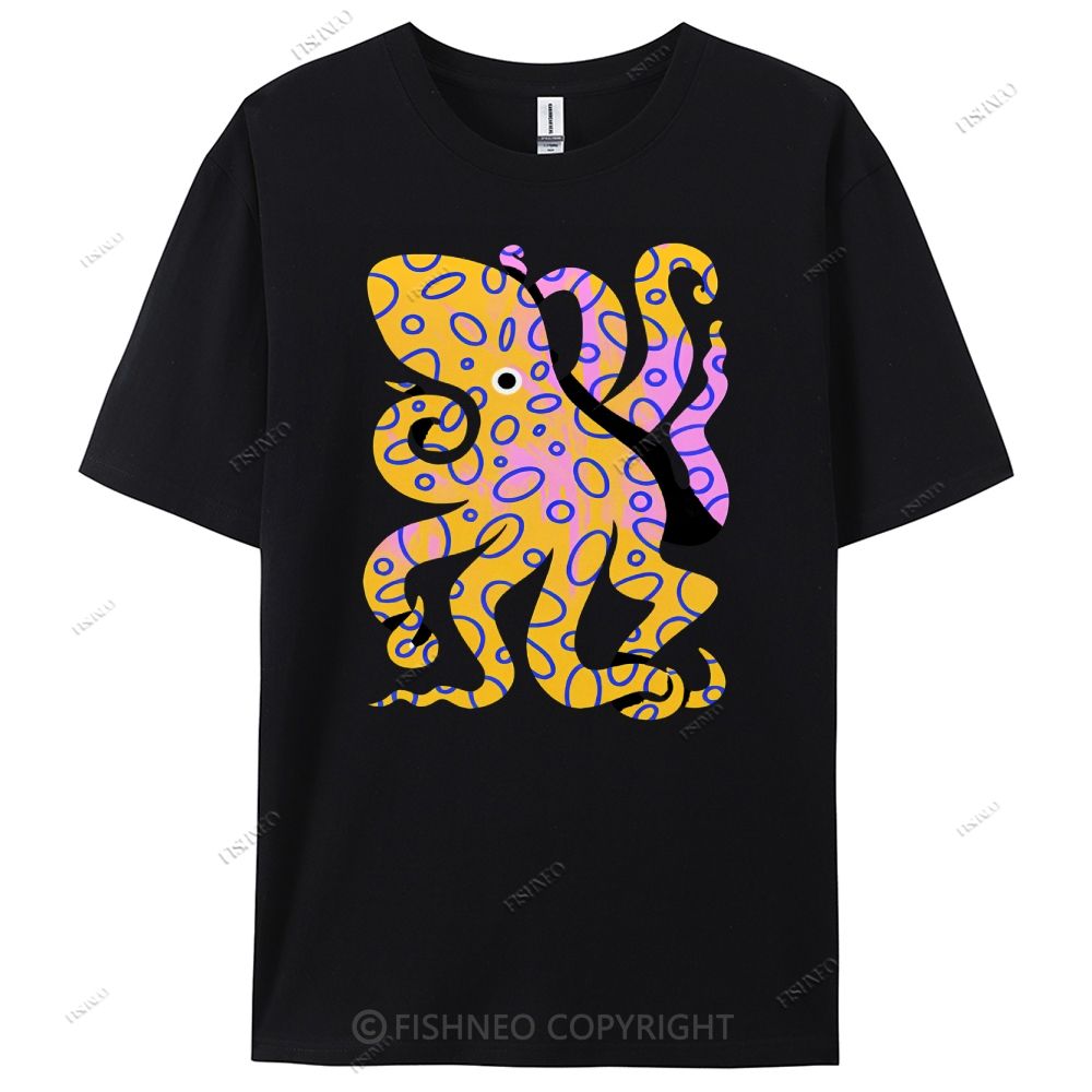 Octopus Cotton Casual T-Shirt