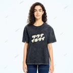 Unisex Japanese Bear Printed Design Back Washed Tee