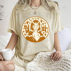 Unisex Japanese Comic Character Printed Washed Tee