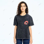 Unisex Japanese Graffiti Printed Design Back Washed Tee