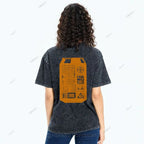 Unisex Japanese Soda Drink Printed Washed Tee