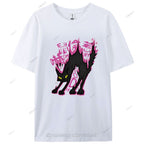 Cat Graffiti Cotton Casual T-Shirt