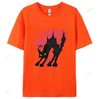 Cat Graffiti Cotton Casual T-Shirt