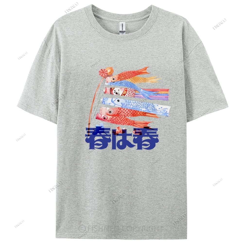 Japanese Koinobori Cotton Casual T-Shirt