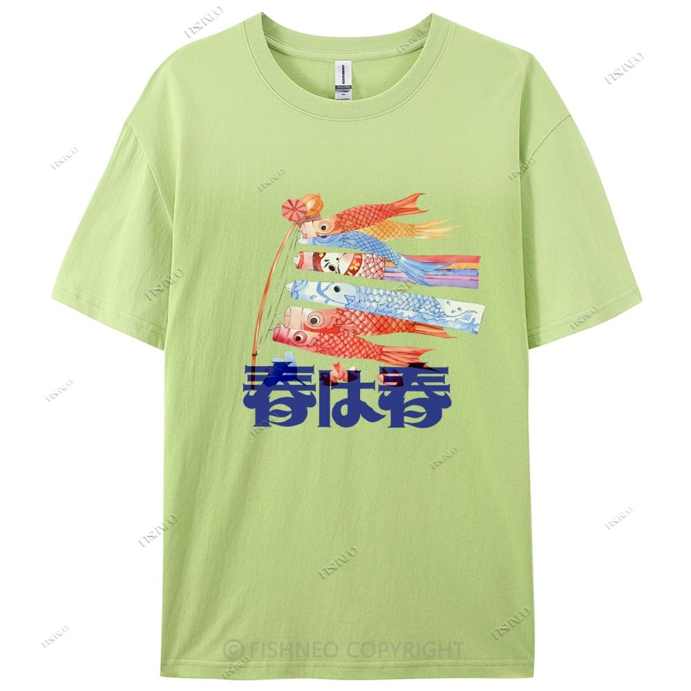 Japanese Koinobori Cotton Casual T-Shirt