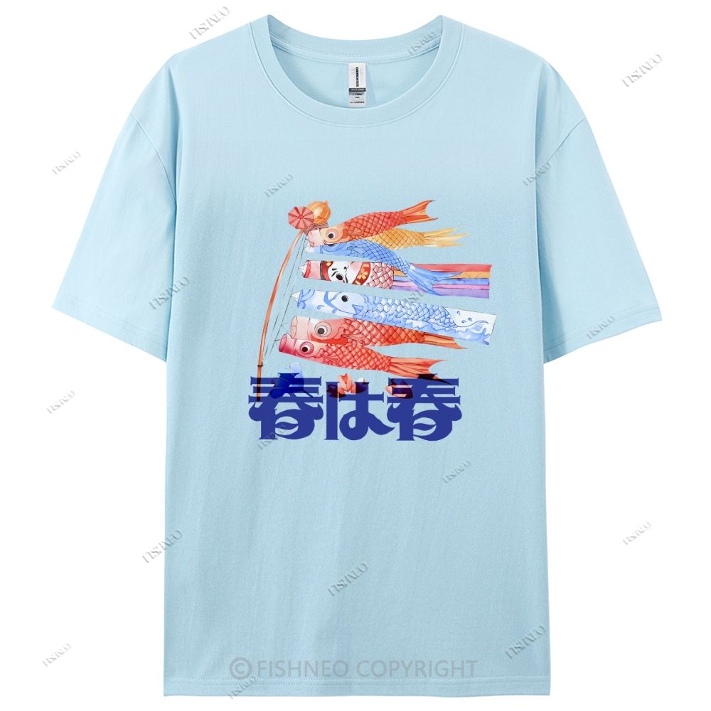 Japanese Koinobori Cotton Casual T-Shirt