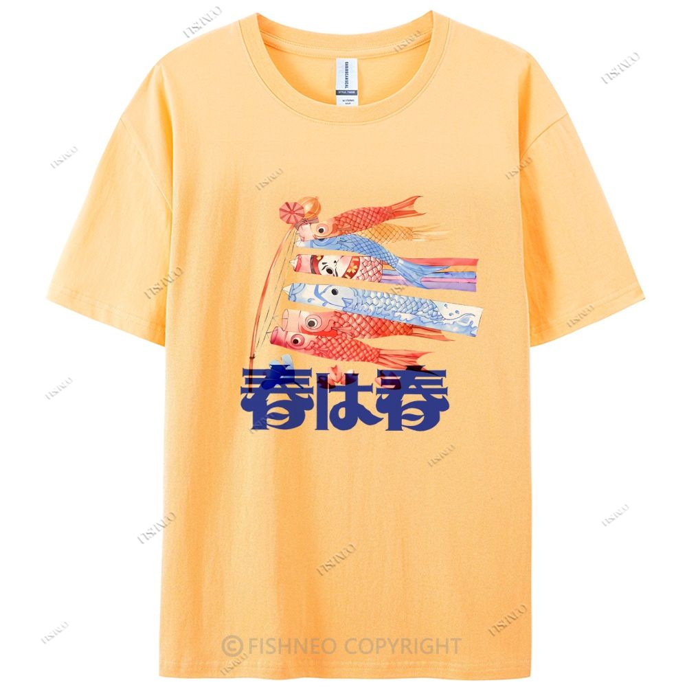 Japanese Koinobori Cotton Casual T-Shirt