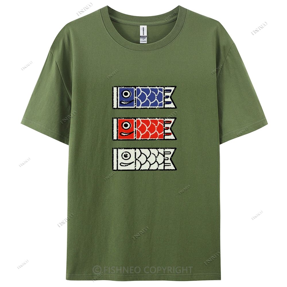 Koinobori Cotton Casual T-Shirt