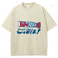Unisex Japanese Koinobori Printed Washed Tee