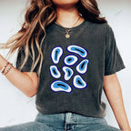 Unisex Eye Printed Washed Tee