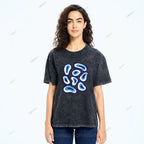 Unisex Eye Printed Washed Tee