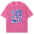 Unisex Eye Printed Washed Tee