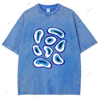 Unisex Eye Printed Washed Tee