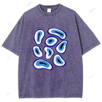 Unisex Eye Printed Washed Tee