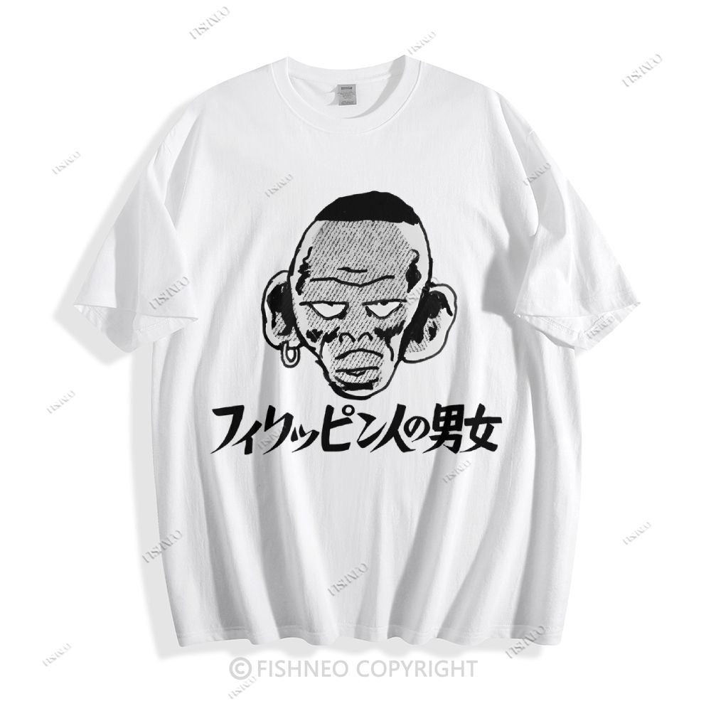 Japanese Graffiti Cotton T-shirt