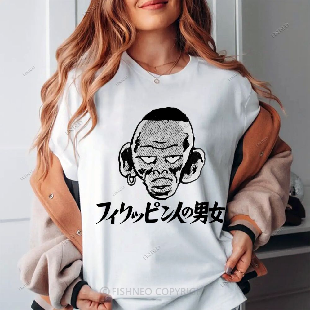 Japanese Graffiti Cotton T-shirt