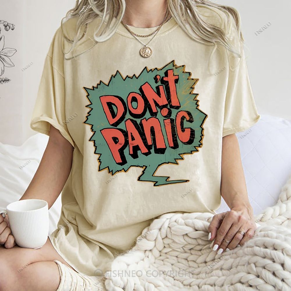 Unisex Graffiti Printed Washed Tee