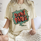 Unisex Graffiti Printed Washed Tee