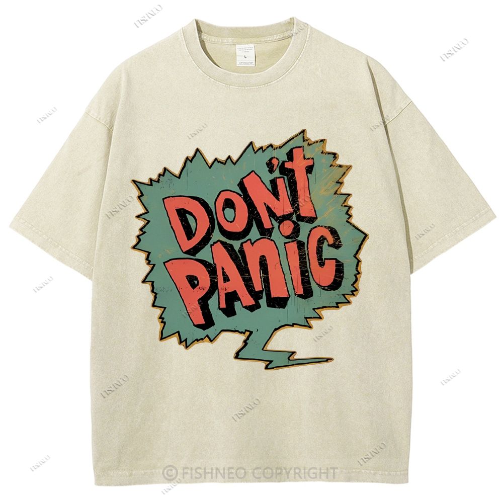 Unisex Graffiti Printed Washed Tee