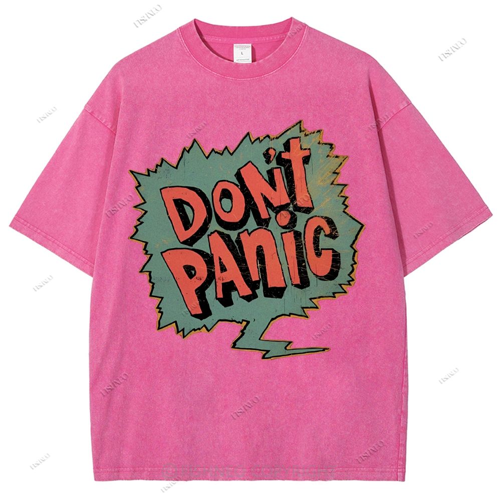 Unisex Graffiti Printed Washed Tee
