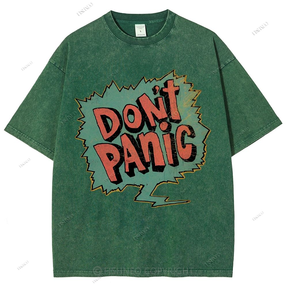 Unisex Graffiti Printed Washed Tee