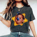 Unisex Child Printed Washed Tee