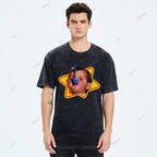 Unisex Child Printed Washed Tee