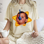 Unisex Child Printed Washed Tee