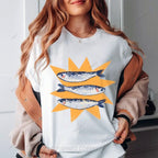 Sardine Cotton T-shirt