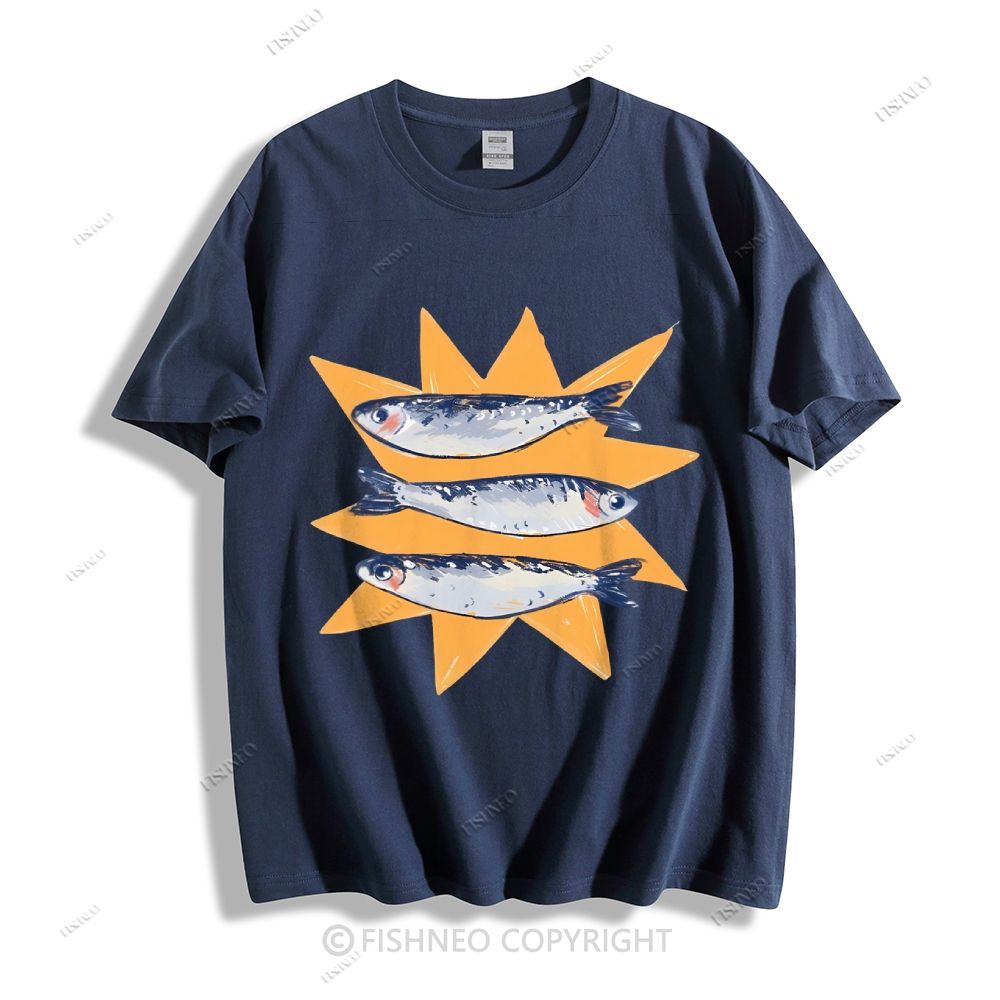 Sardine Cotton T-shirt