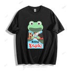 Japanese Frog Cotton T-shirt