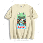 Japanese Frog Cotton T-shirt