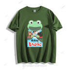 Japanese Frog Cotton T-shirt