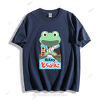 Japanese Frog Cotton T-shirt
