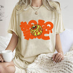 Unisex Japanese Eye Printed Washed Tee