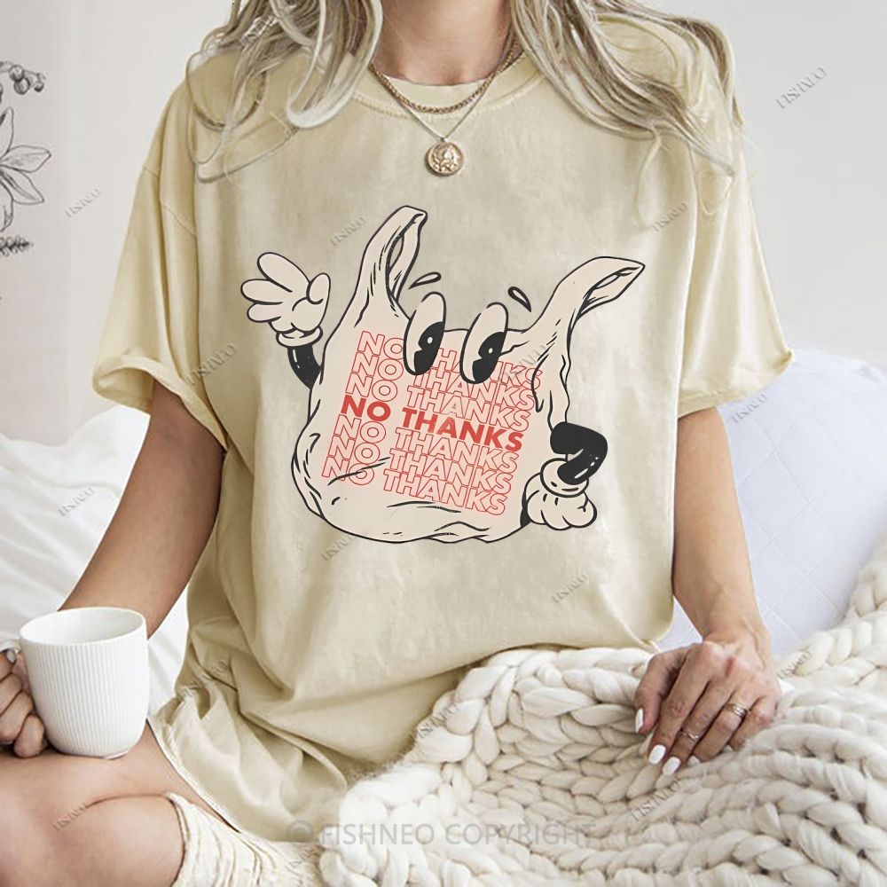 Unisex Graffiti Printed Washed Tee