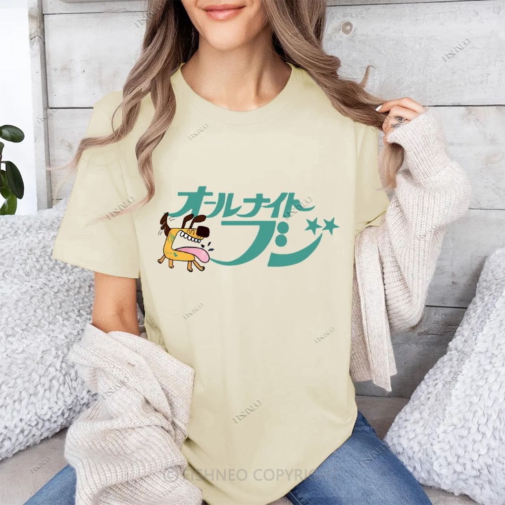 Japanese Dog Cotton T-shirt