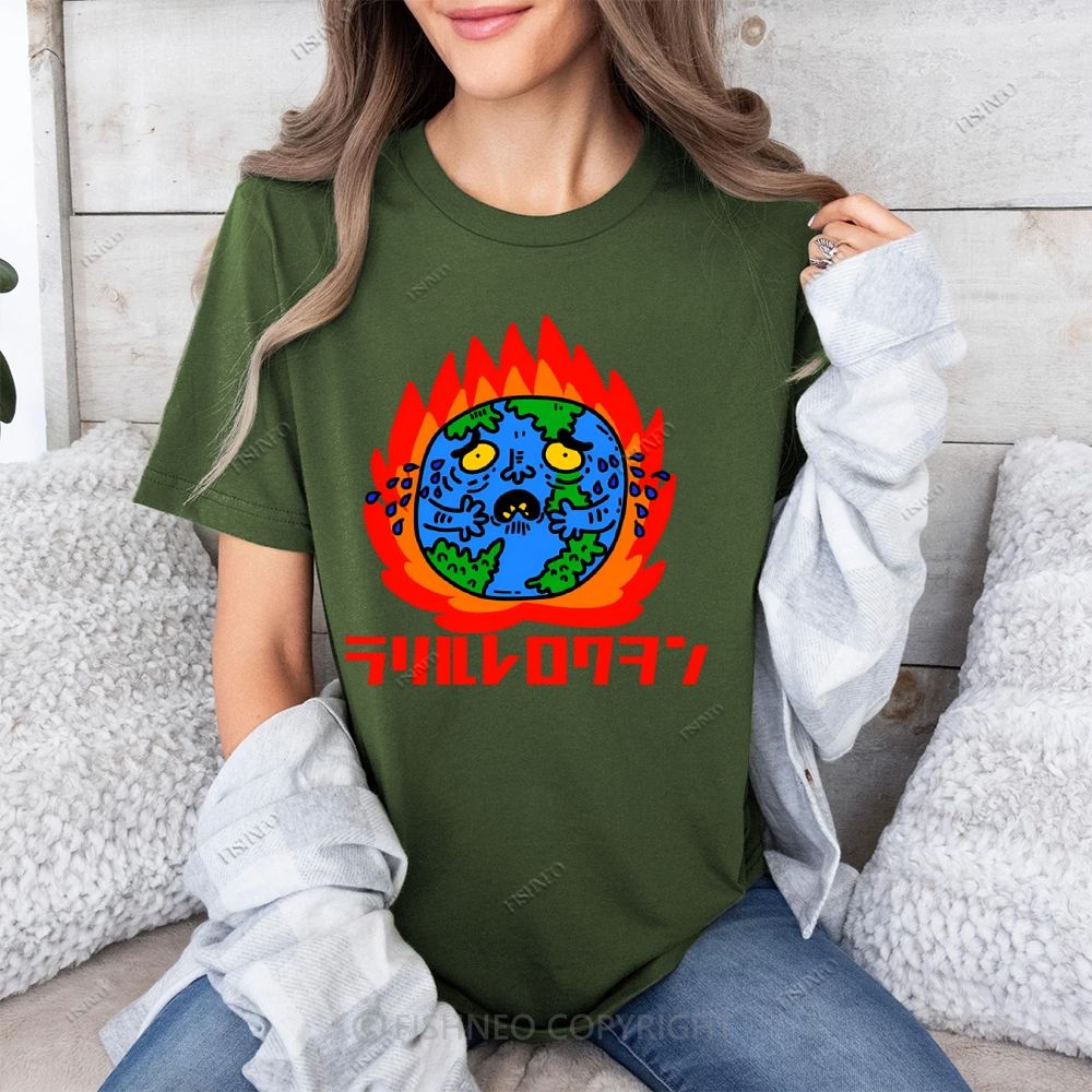 Japanese Graffiti Cotton T-shirt
