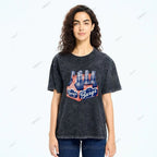 Unisex Vintage Beer Printed Washed Tee