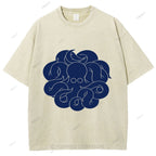 Unisex Octopus Printed Washed Tee