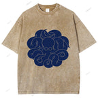 Unisex Octopus Printed Washed Tee