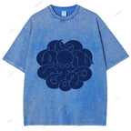 Unisex Octopus Printed Washed Tee