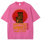 Unisex Hattori Hanzo Printed Washed Tee