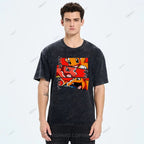 Unisex Charmeleon Charmander Printed Washed Tee