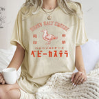 Unisex Honey Salt Cheese Printed Washed Tee