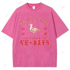 Unisex Honey Salt Cheese Printed Washed Tee